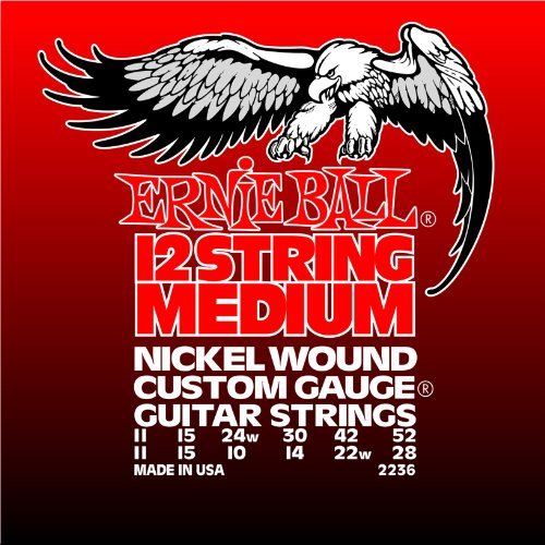 Ernie Ball/Medium 12-String Nickel Pack
